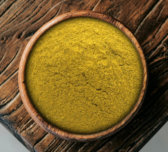 Grünes Cilantro Curry kaufen, Curry mit Korianderblättern für Kokosmilch, Gemüse und Fleischgerichte