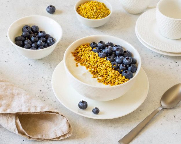 Blütenpollen kaufen goldene Blütenpollen für Müsli Smoothie und Küche