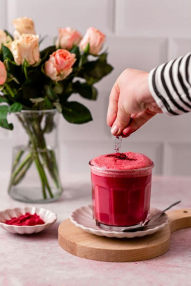 Erotic - Rote Beete Latte, Pink Latte, Getränkzubereitung
