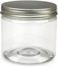 INSIDER Schraubdose klar 200 ml mit Alu Schraubdeckel 70 mm