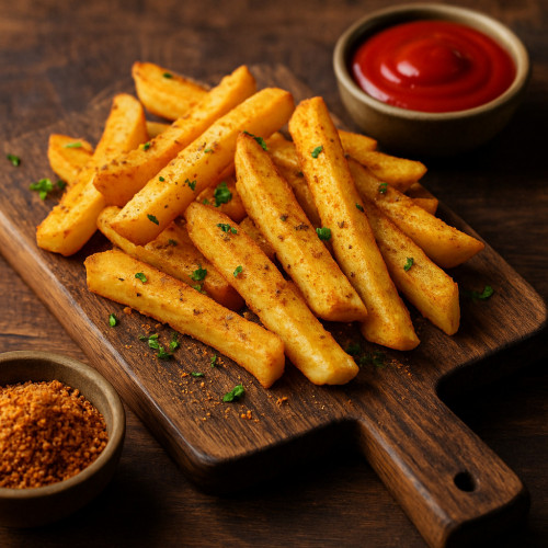 Fritten Gewürz für Pommes und Kartoffeln würzig ausgewogen ideal für Ofen und Heißluftfritteuse