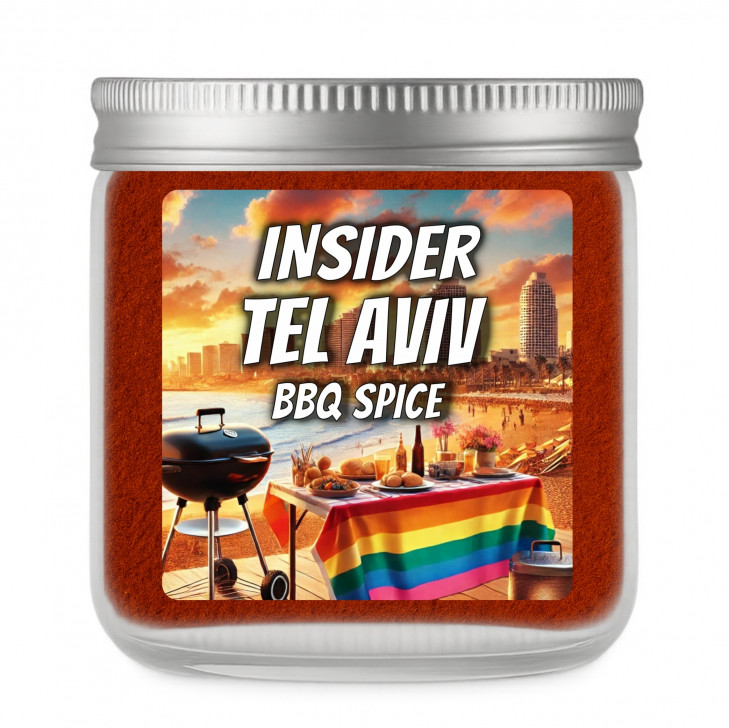 Tel Aviv BBQ Spice - Gewürz für Grill & Braten mit LGBTQ-Botschaft Tel Aviv BBQ Spice - Gewürz für Grill & Braten mit LGBTQ-Botschaft