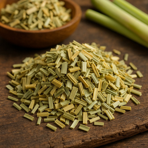 Zitronengras geschnitten kaufen, ideal als Tee und für asiatische Gerichte mit frischem Aroma