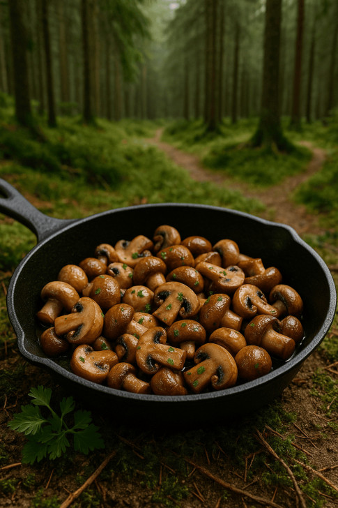 Pilzpfanne Gewürz für Champignons Steinpilze Pfifferlinge und andere Pilzgerichte