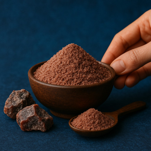 Kala Namak kaufen ayurvedisches Schwarzsalz mit intensivem Aroma für vegane Küche