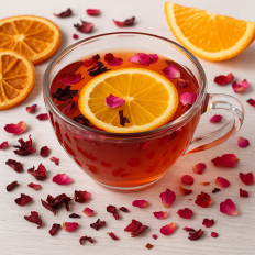 Orangen Früchtetee: Lose, erfrischend und fruchtig