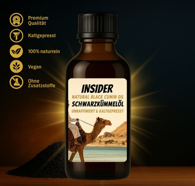 Schwarzkümmelöl kaltgepresst ungefiltert kaufen Nigella sativa Öl