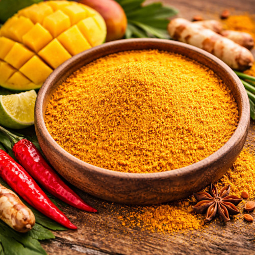 Mango Curry Gewürz kaufen, fruchtig mild für Curry, Wok, Dips und Marinaden