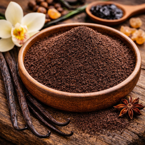Bourbon Vanille gemahlen kaufen, intensives Vanillepulver für Backen und Desserts