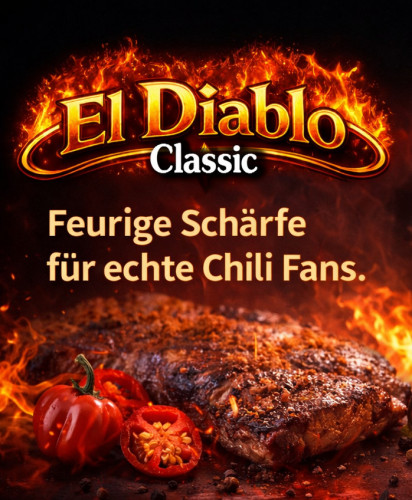 El Diablo Classic scharfe Gewürzkomposition kaufen, intensiv scharf für Grill und Küche