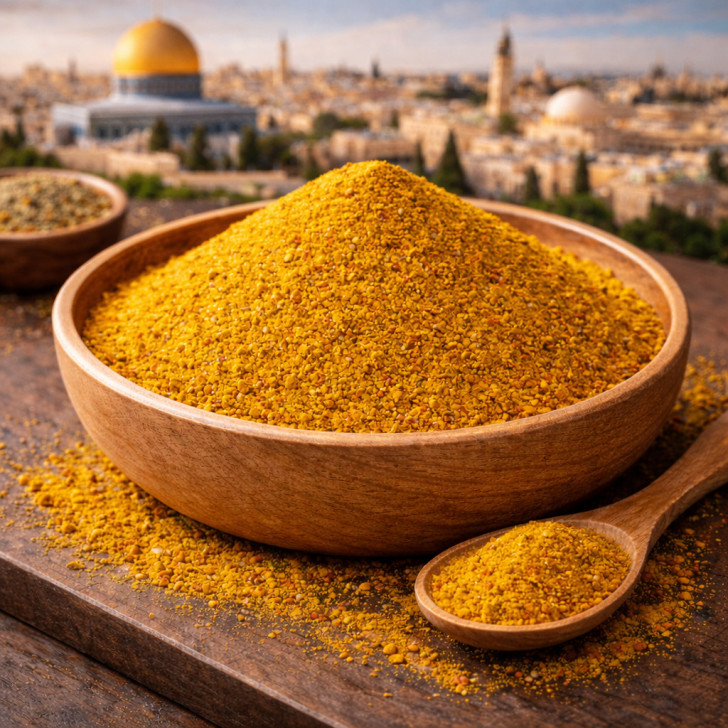 Jerusalem Spice orientalisches Gewürz kaufen, würzig für Fleisch Gemüse Reis und Couscous
