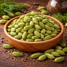 Grüne Kardamom Kapseln kaufen aromatisches Gewürz für Chai Kaffee Backen und Currys