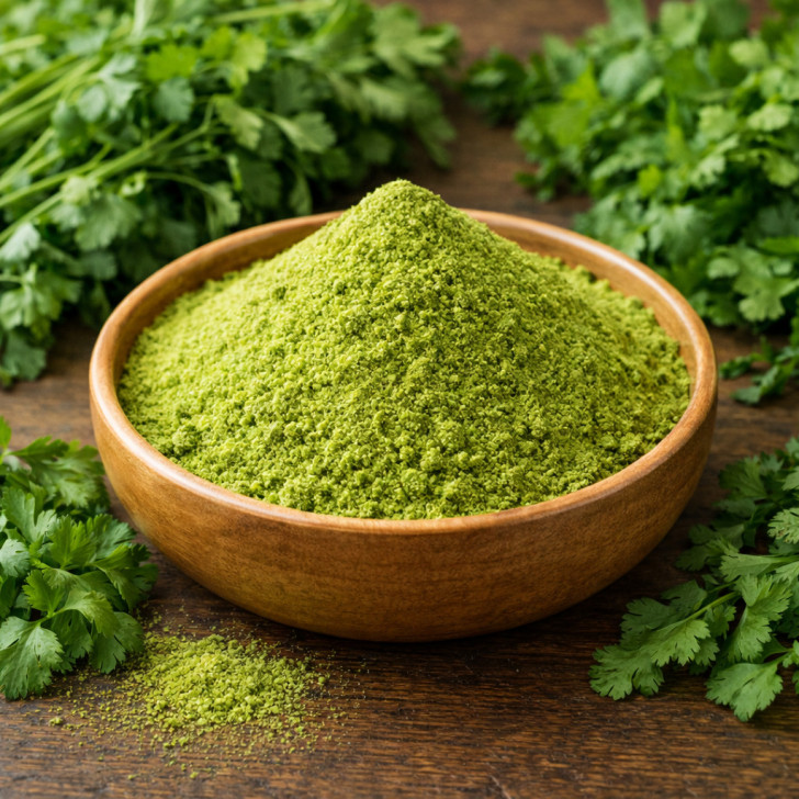 Grünes Cilantro Curry kaufen, Curry mit Korianderblättern für Kokosmilch, Gemüse und Fleischgerichte