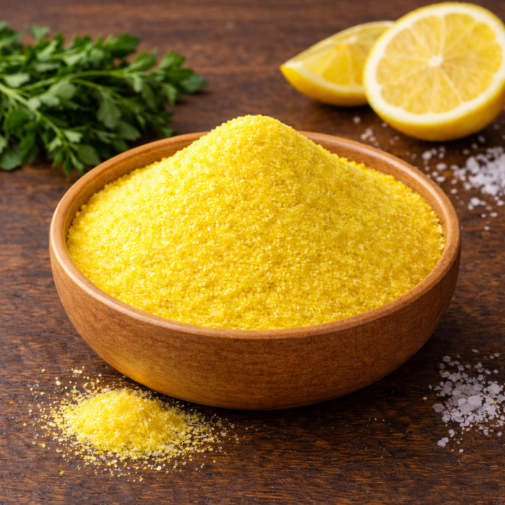 Zitronensalz kaufen, frisches Salz mit Zitronennote für Fisch, Gemüse, Salate und kreative Küche