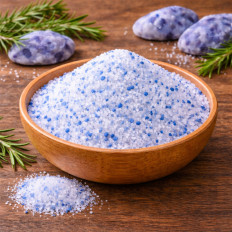 Blaues Saphirsalz Dekorsalz kaufen Blue Salt grob intensive Farbe für Küche