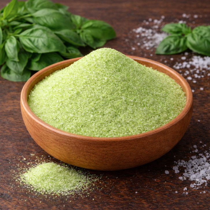 Basilikum Salz kaufen natürliches Salz mit Basilikum für Pasta Salate