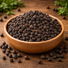 Tellicherry Pfeffer ganz kaufen, aromatischer Pfeffer für Mühle, Steak, Fleisch und würzige Gerichte