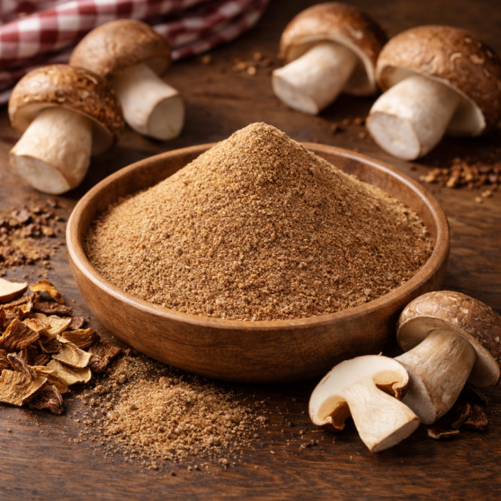 Steinpilze gemahlen kaufen Steinpilzpulver hocharomatisch für Saucen Risotto und Küche