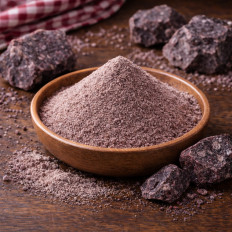 Kala Namak kaufen ayurvedisches Schwarzsalz mit intensivem Aroma für vegane Küche