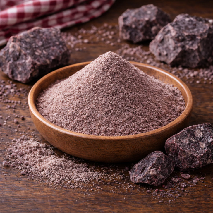Kala Namak kaufen ayurvedisches Schwarzsalz mit intensivem Aroma für vegane Küche