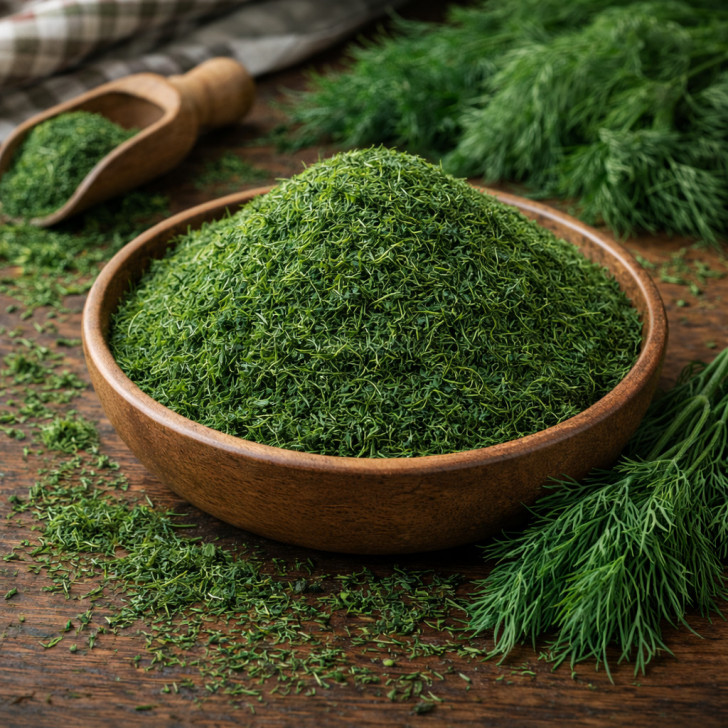 Dillspitzen kaufen, getrockneter Dill für Fisch Salate Kartoffeln und Dips