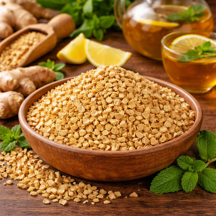 Ingwer Tee kaufen Ingwer Wurzel geschnitten für Aufguss Getränke und Küche