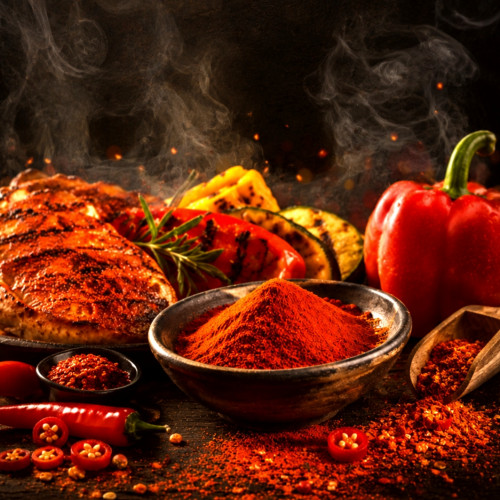 Paprika geräuchert scharf kaufen, Pimenton de la Vera Picante, smokey paprika für Grill und Küche