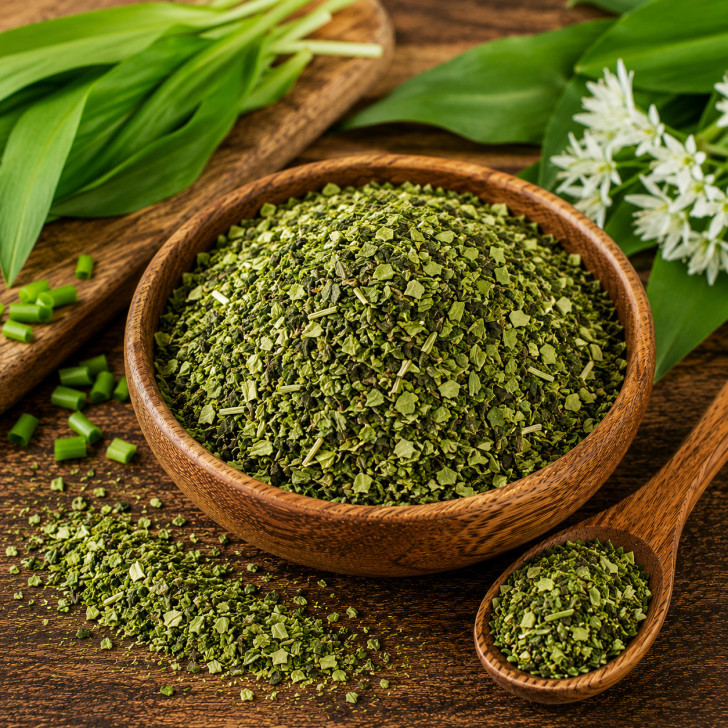 Bärlauch getrocknet kaufen, aromatisches Bärlauch Gewürz für Pasta, Saucen und Dips