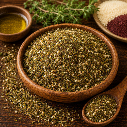 Zatar Gewürz kaufen, orientalische Würze für Brot, Fleisch und Gemüse