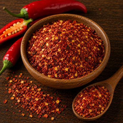 Jalapeno Chili geschrotet rot kaufen, scharfes Chili Gewürz für Küche, Grill und würzige Gerichte