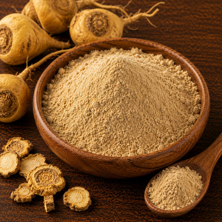 Maca Pulver kaufen süßliches Pulver für Smoothies Backen und Küche