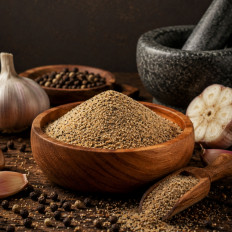 Knoblauch Pfeffer - Würzige Geschmacksexplosion für deine Gerichte, aromatische Pfeffer Knoblauch Würze (Garlic Pepper Seasoning