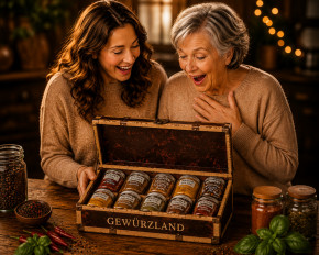 Gewürzland - Gewürze Geschenkkoffer (Geschenkbox) mit