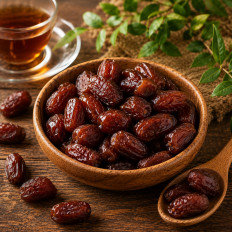Datteln entsteint, ohne Kerne - natürlich süße Früchte für Snacks, Müsli und Backideen (Pitted Dates)