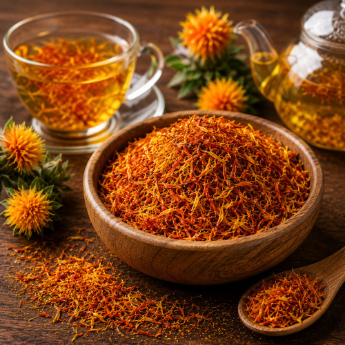 Saflorblüten kaufen Färberdistel für Reis Tee Desserts natürliche Farbe