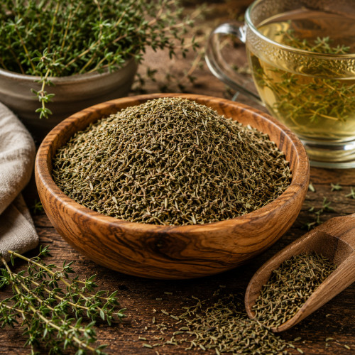 Thymian gerebelt kaufen aromatisch würzig für Fleisch Gemüse Saucen und Küche