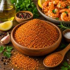Garnelen Gewürz, Scampi Gewürz für Garnelen, Scampi und Meeresfrüchte zum Grillen und Braten (Shrimp Seasoning)