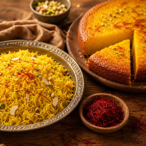Safran Fäden intensives Aroma edles Gewürz für Reis Paella Risotto und Desserts