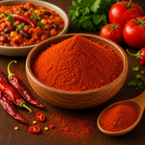 Cayennepfeffer gemahlen kaufen, scharfes Chili Gewürz für Fleisch, Saucen und würzige Küche