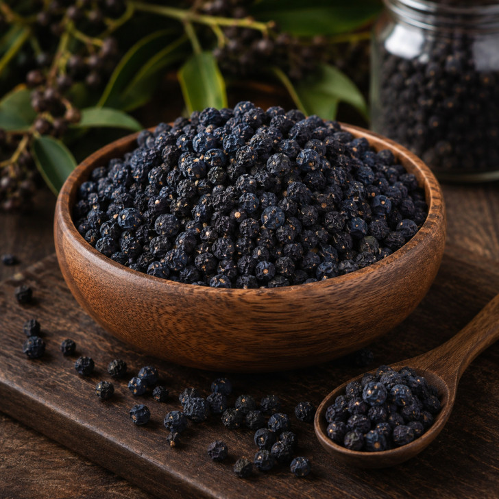 Tasmanischer Bergpfeffer ganz kaufen, Pepperberry für Fleisch, Gemüse und feine Würze Tasmanischer Bergpfeffer ganz kaufen, Pepperberry für Fleisch, Gemüse und feine Würze