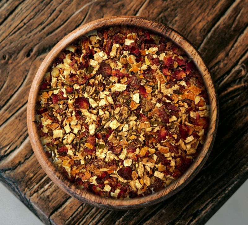 Erotic Harmony Love Tea Sensual Rose Blend, aromatischer Kräuter und Früchtetee für besondere Genussmomente