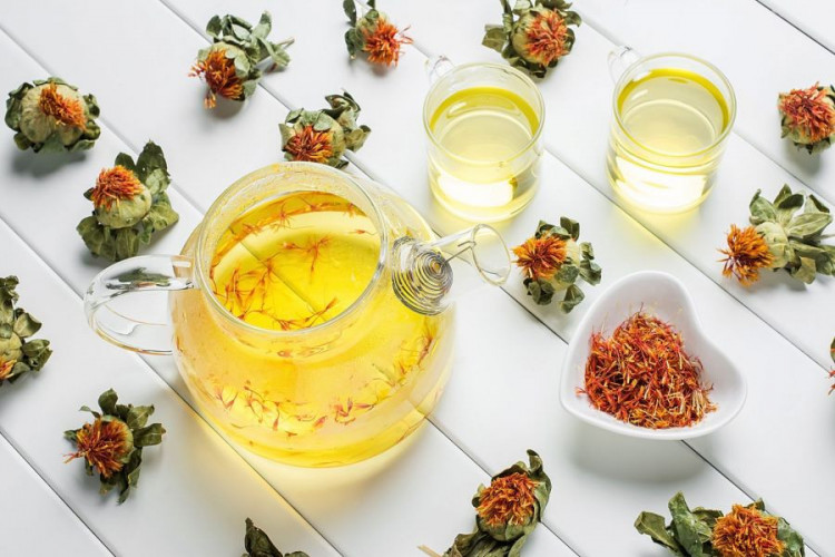 Saflorblüten kaufen Färberdistel für Reis Tee Desserts natürliche Farbe