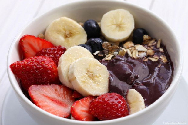 Acai Beeren Pulver, aus echten Beeren hergestellt