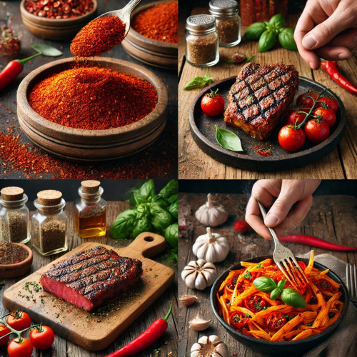 Espelette Feinschmecker Chili mild fruchtig aromatisch für Fisch Fleisch und Küche