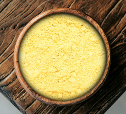 Zitronenschalen gemahlen für Backen und Kochen, feines Zitronenschalenpulver ohne Zusatzstoffe