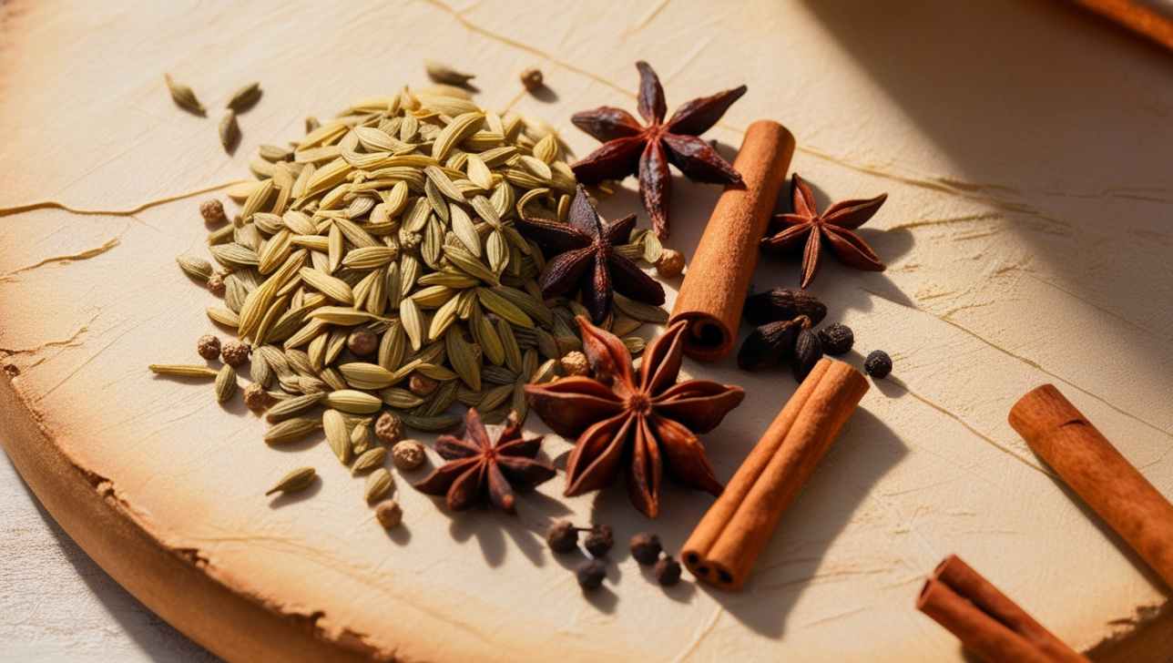 Fünf-Gewürze-Pulver, 5-Gewürz, Five Spice, chinesisch