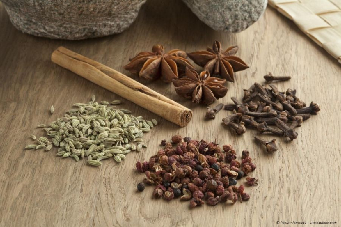 Fünf-Gewürze-Pulver, 5-Gewürz, Five Spice, chinesisch