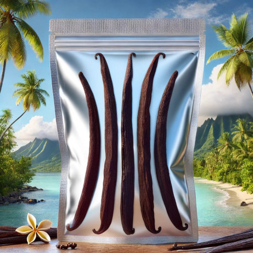 Echte Bourbon Vanille Schoten Gourmet Qualität ohne Zusätze, aromatisches Gewürz für Desserts und Backen