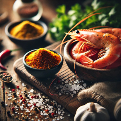 Garnelen Gewürz für Scampi und Meeresfrüchte, perfekt zum Grillen und Braten
