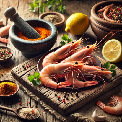 Garnelen Gewürz für Scampi und Meeresfrüchte, perfekt zum Grillen und Braten